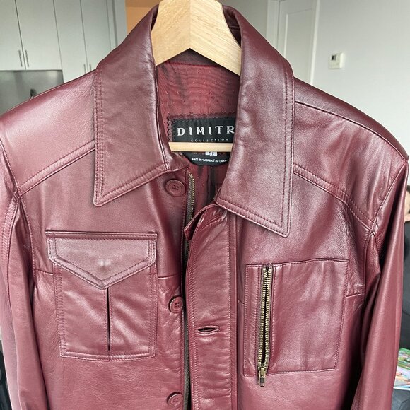 Dimitri leather jacket - Made in Canada - Picture 1 of 14